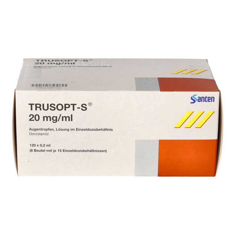 TRUSOPT-S 20mg/ml Augentropfen 120X0.2 ml Augentropfen