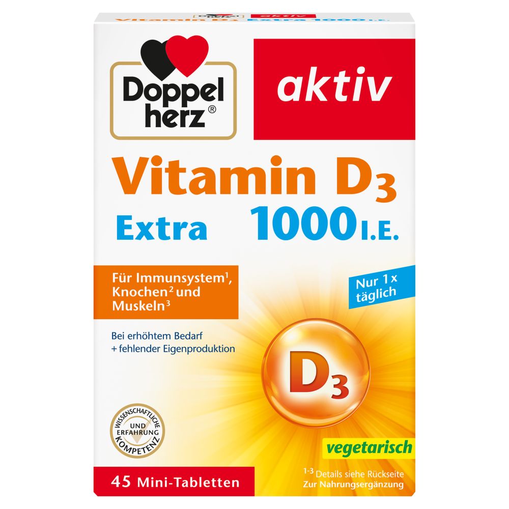 Doppelherz aktiv Vitamin D 1000 I.E. EXTRA  45 St Tabletten