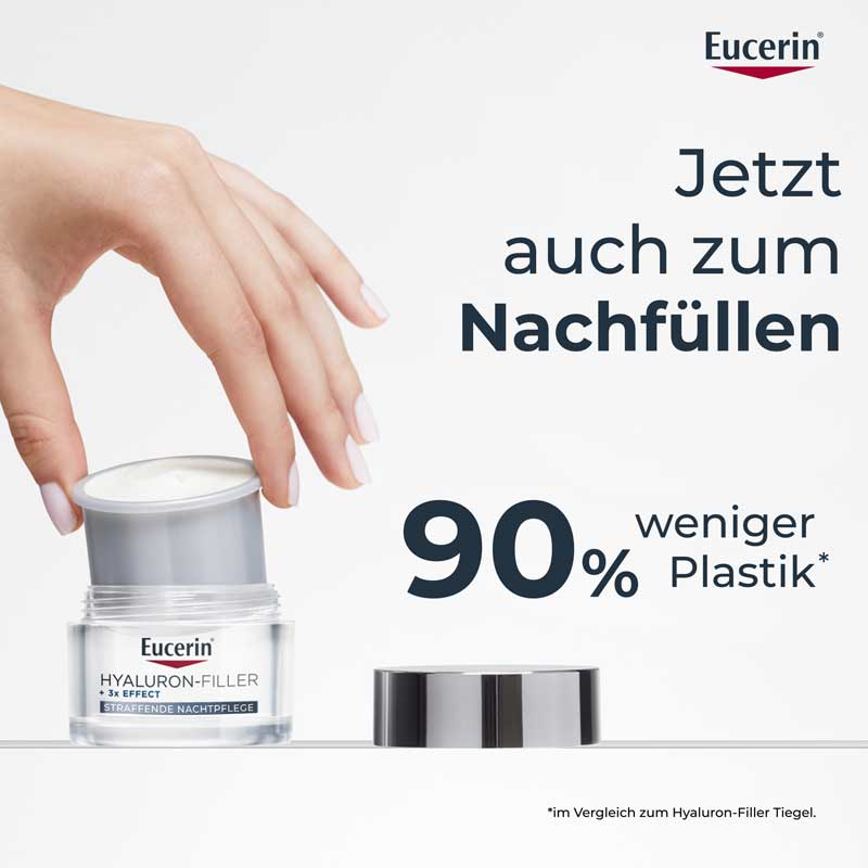 Eucerin HYALURON FILLER + 3 x Effect Nacht Nachfüllkapsel 50 ml Creme
