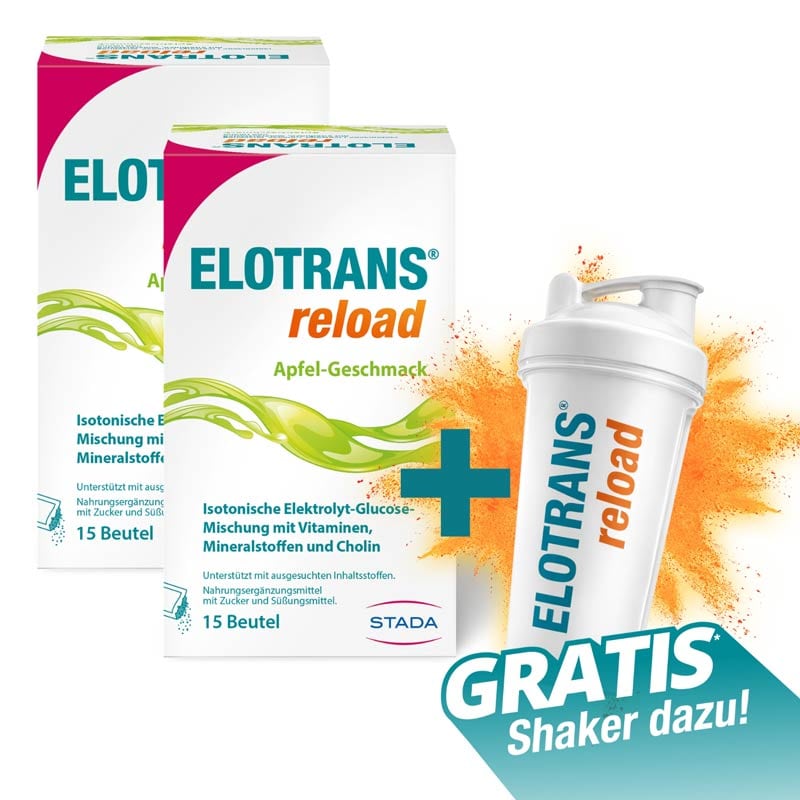 ELOTRANS reload Apfel Doppelpack 2X15X7.45 g Pulver