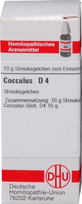 COCCULUS D 4 Globuli 10 g Globuli