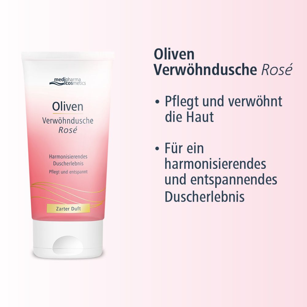Oliven Verwöhndusche Rose 150 ml Duschgel