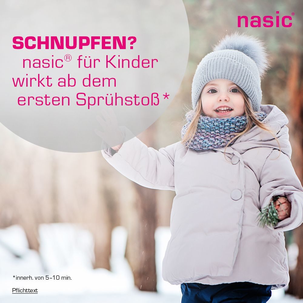 nasic für Kinder Nasenspray 10 ml Nasenspray