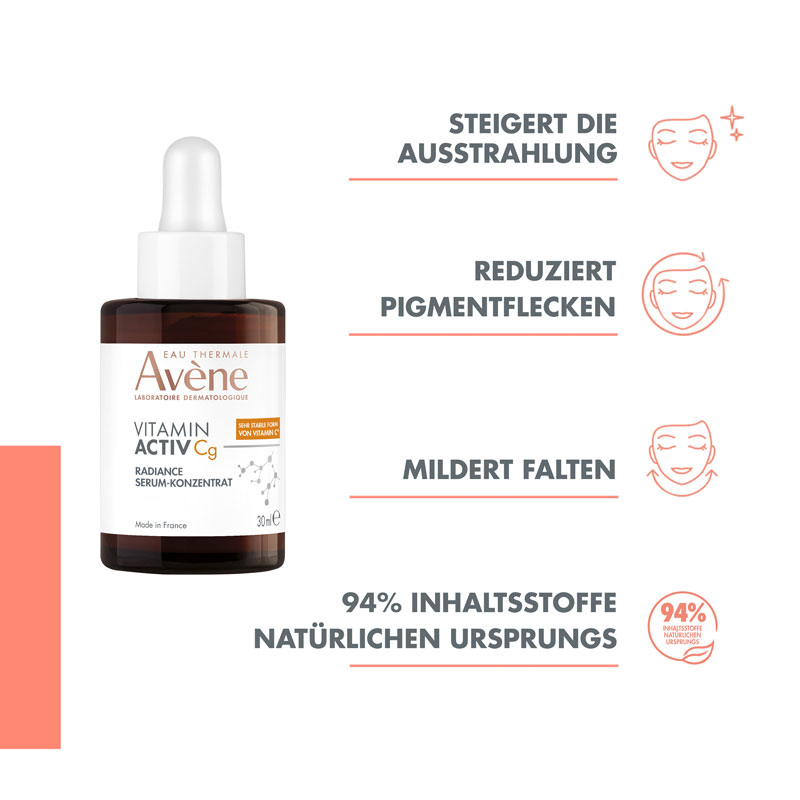 Avène VITAMIN ACTIV Cg RADIANCE SERUM-KONZENTRAT  30 ml Konzentrat