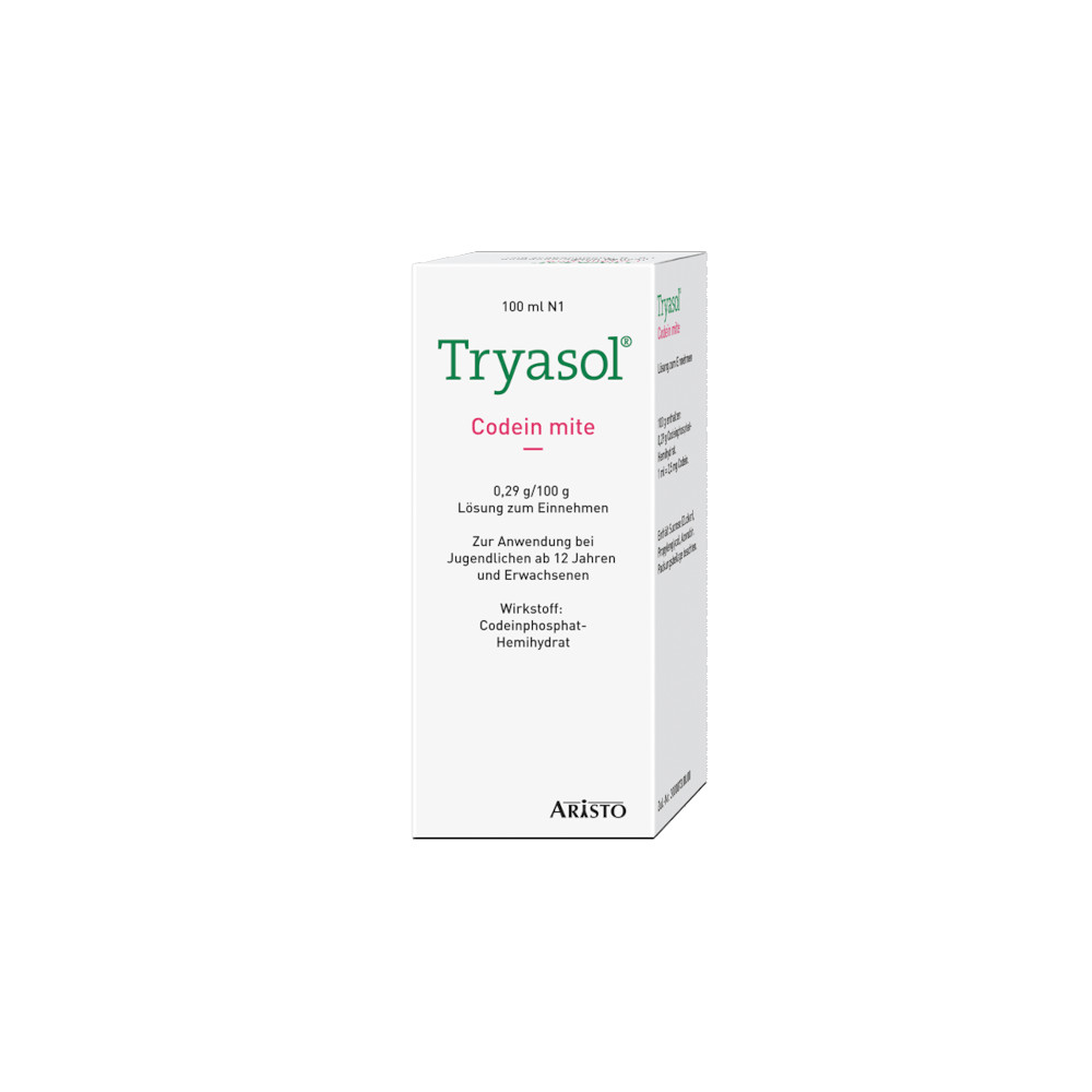 Tryasol Codein mite 100 ml Lösung zum Einnehmen