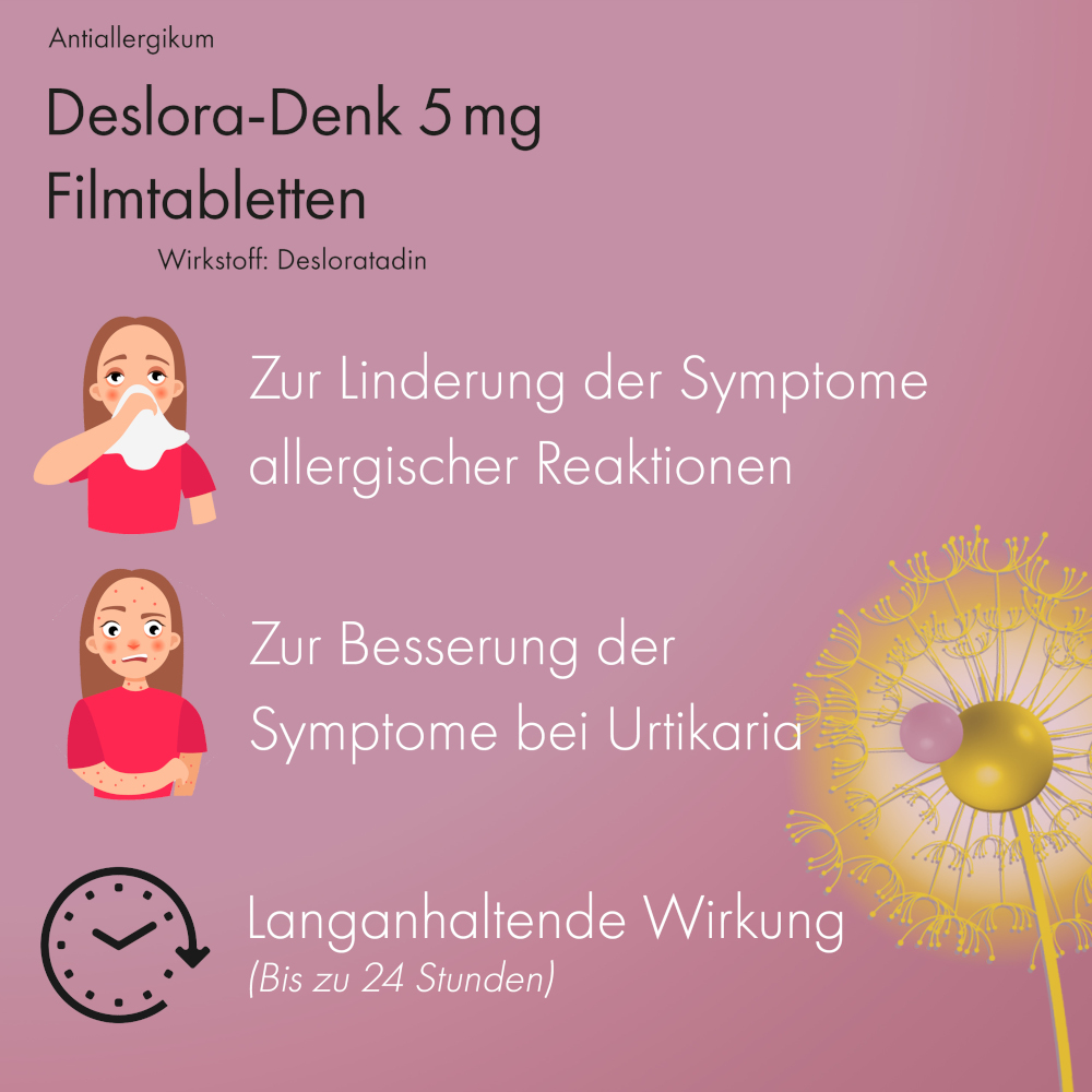 Deslora-Denk 5mg 50 St Filmtabletten