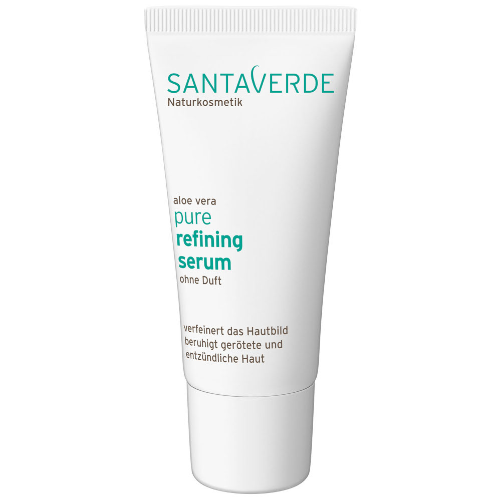 SANTA VERDE pure refining serum aloe vera ohne Duft 30 ml Gel