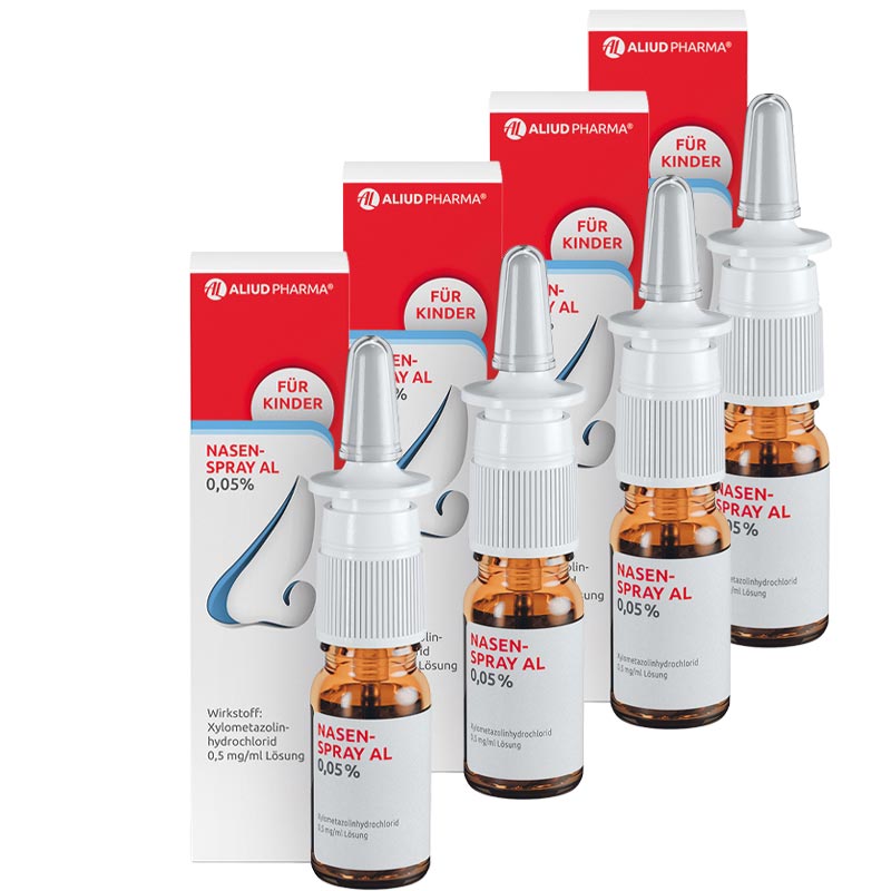 Nasenspray AL Kinder 0,05% 10 ml 4er Set 4X10 ml Lösung