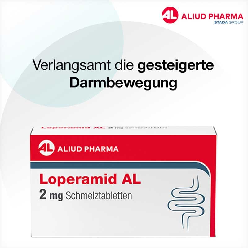 LOPERAMID AL 2 mg 12 St Schmelztabletten