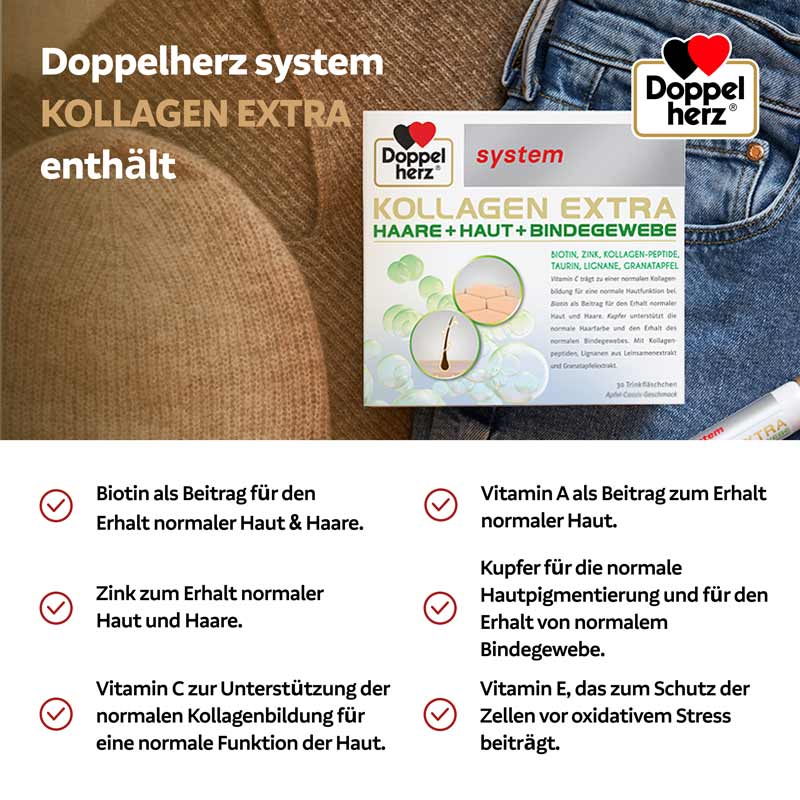Doppelherz system KOLLAGEN EXTRA 30 St Trinkampullen