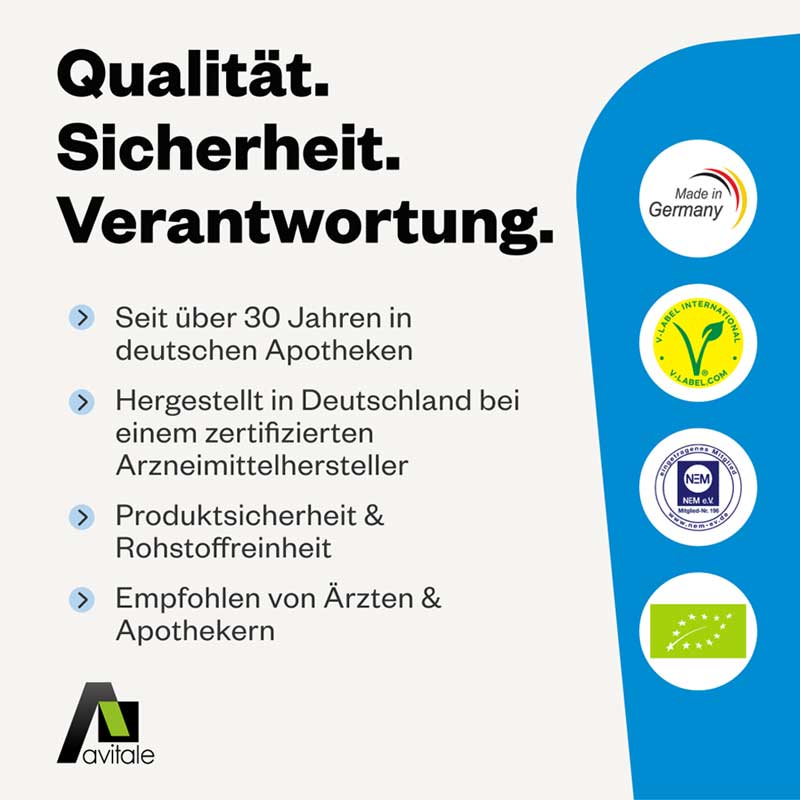 Avitale CALCIUM SONNE 500 DIREKT 60 St Pulver