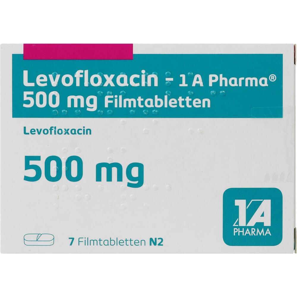 Levofloxacin-1 A Pharma 500mg 7 St Filmtabletten
