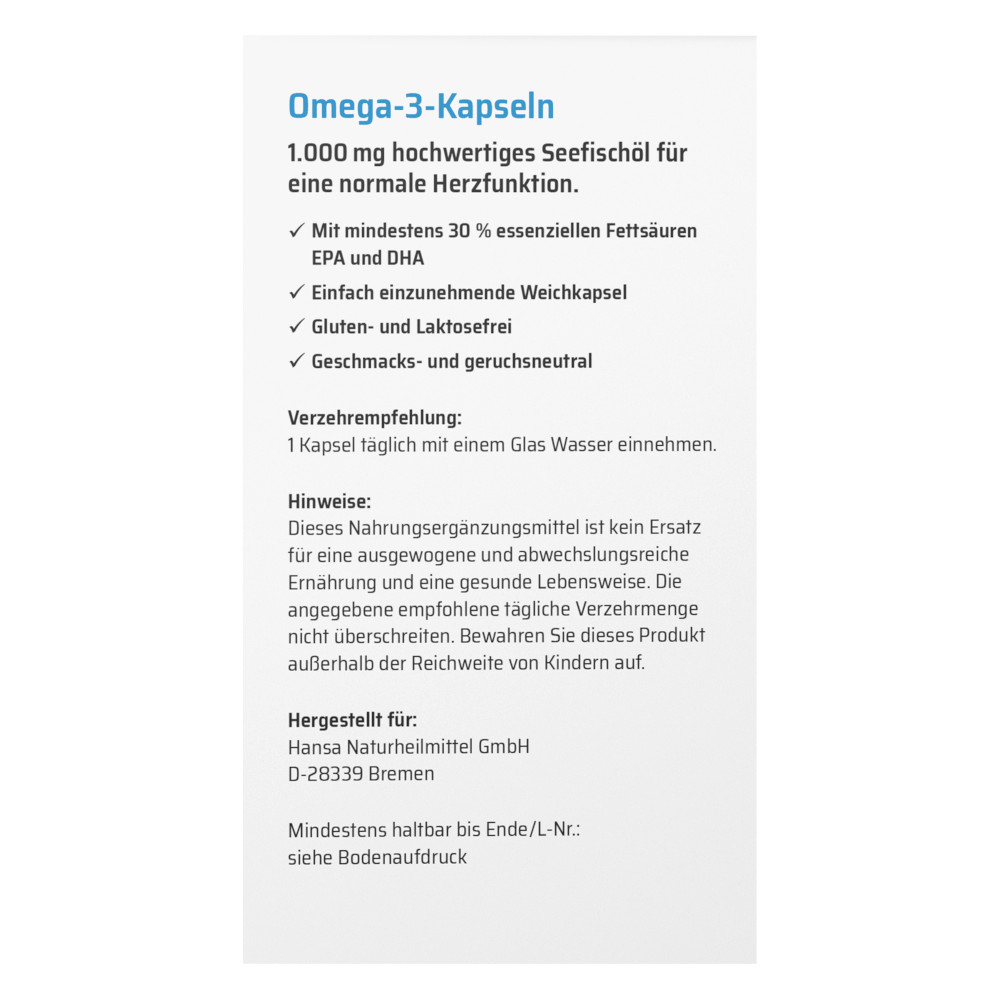 sanhelios Omega-3 90 St Kapseln