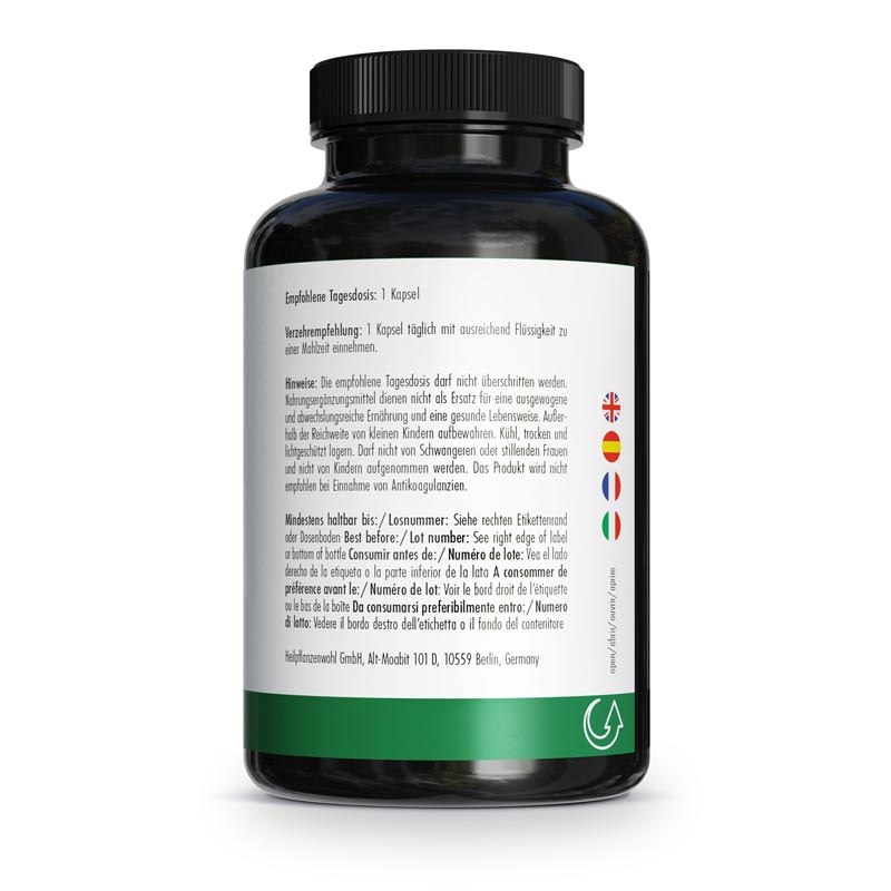 GREEN NATURALS Schwarzer Knoblauch 750 mg 180 St Kapseln