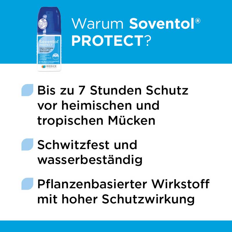 Soventol Protect Mücke zur Mückenabwehr  100 ml Spray