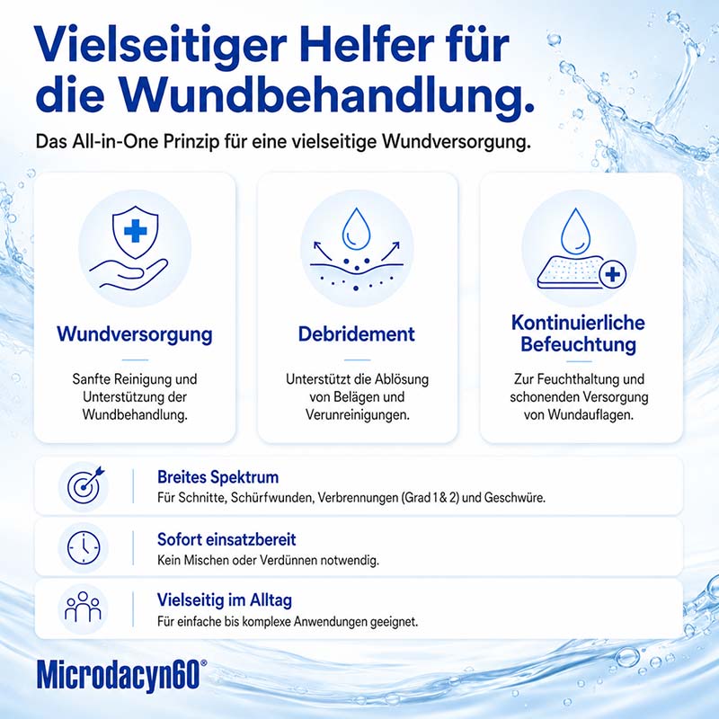 MICRODACYN60 Wundspüllösung 500 ml Spüllösung