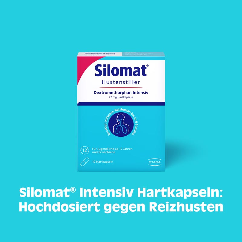 Silomat Hustenstiller Dextromethorphan Intensiv 12 St Hartkapseln