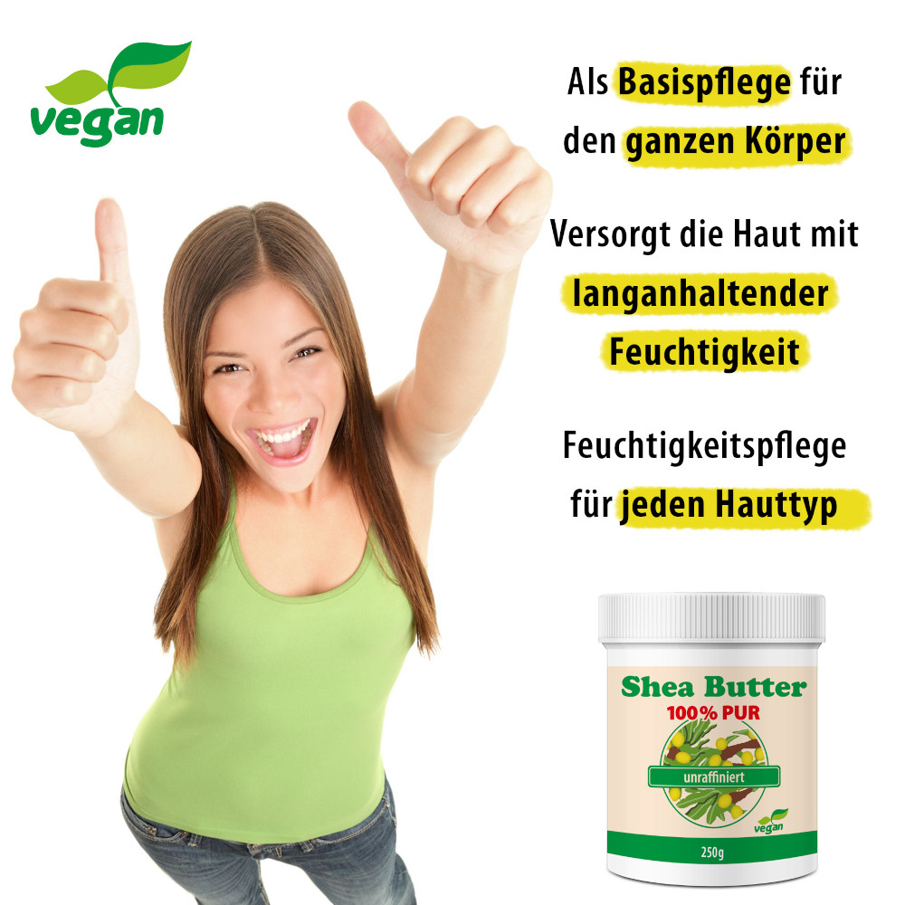 Sheabutter Unraffiniert 100% pur 250 g 250 g