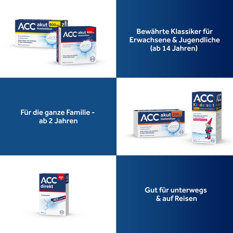 ACC akut 600mg Hustenlöser 20 St Brausetabletten