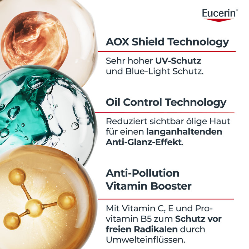 Eucerin SUN PROTECTION OIL CONTROL LSF50+  30 ml Konzentrat