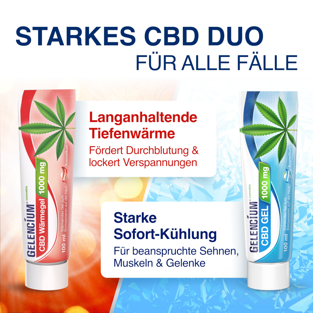 GELENCIUM CBD Wärmegel 1000 mg 100 ml Gel