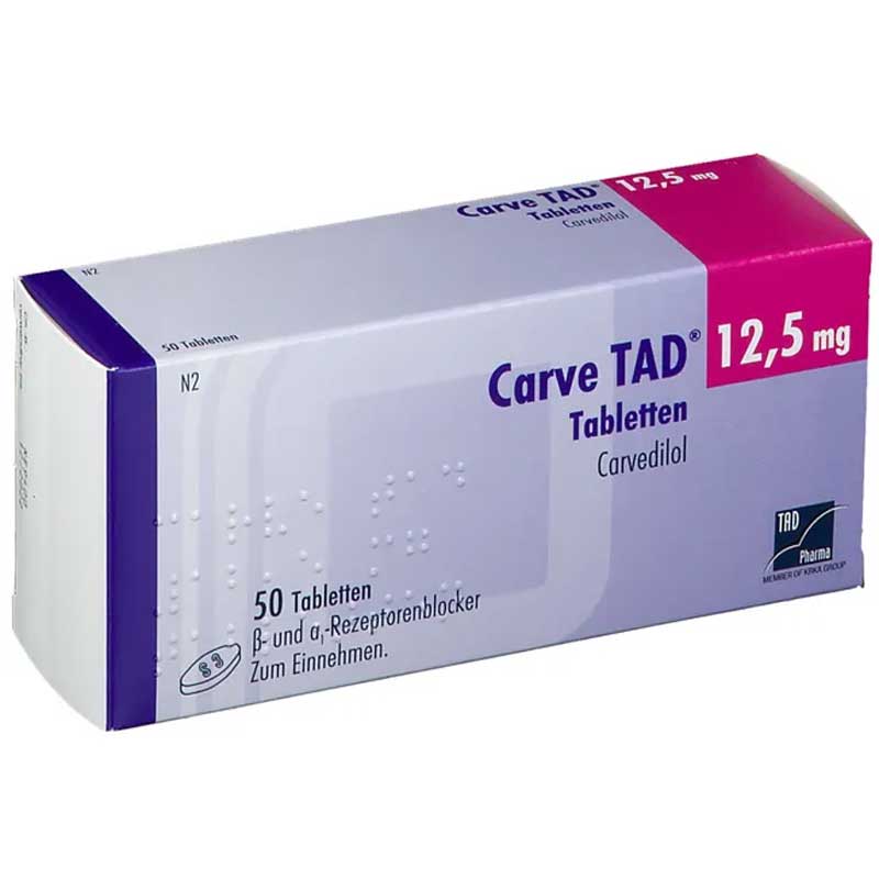 Carve TAD 12,5mg 50 St Tabletten