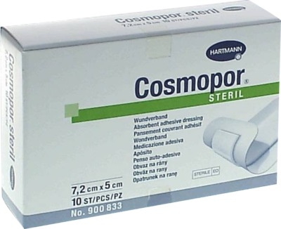COSMOPOR steril 5x7,2 cm 10 St Pflaster