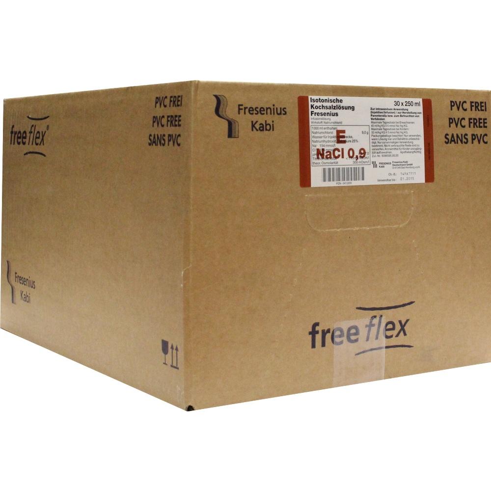 ISOTONISCHE Kochsalzlösung Fresenius freeflex 30X250 ml Infusionslösung