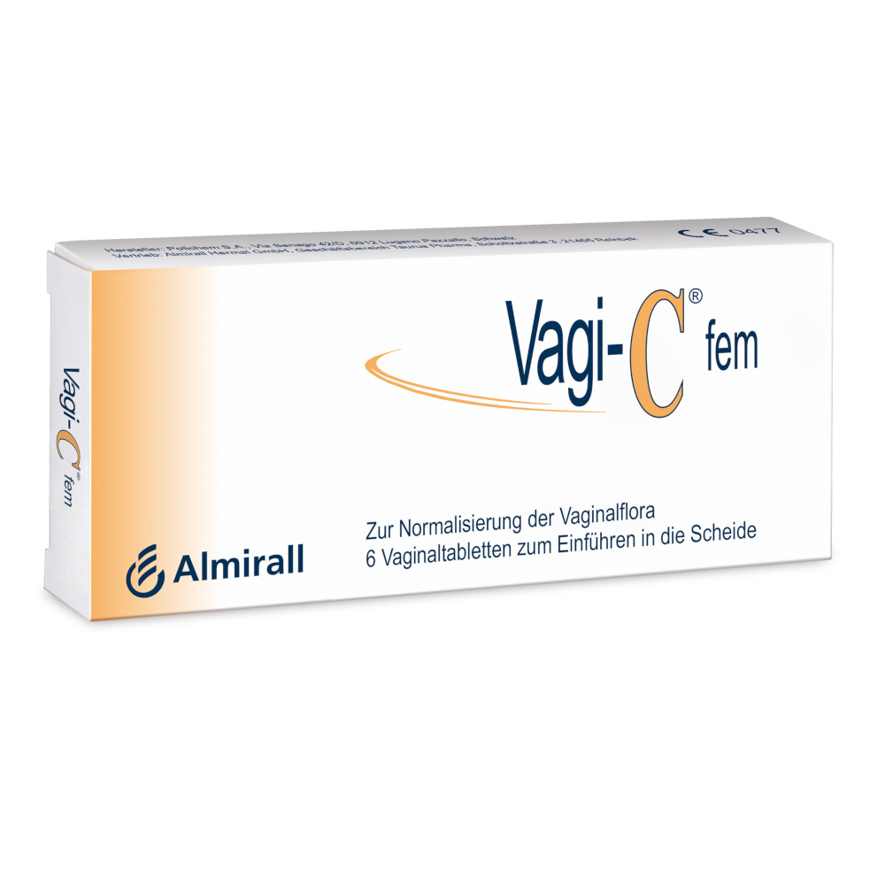 Vagi-C fem Vaginaltabletten bei bakterieller Vaginose 6 St Vaginaltabletten