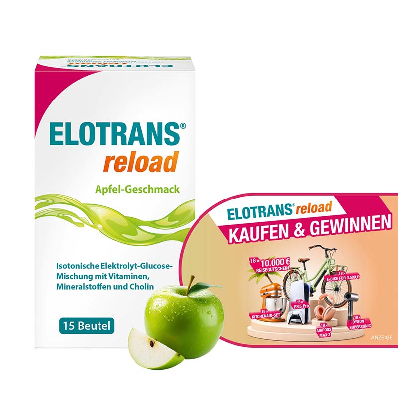 ELOTRANS reload Apfel 15X7.45 g Pulver