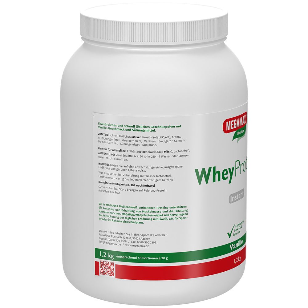 Wheyprotein Lactosefrei Vanille Pulver 1200 g Pulver