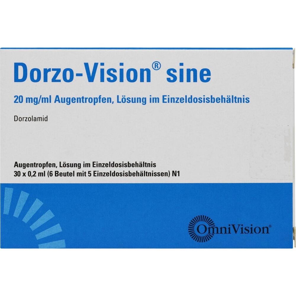 Dorzo-Vision sine 20mg/ml Augentropfen 30X0.2 ml Augentropfen