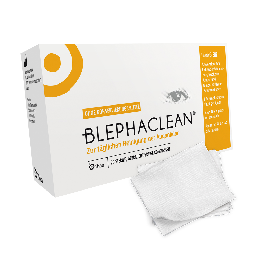 BLEPHACLEAN sterile Kompressen 20 St Kompressen