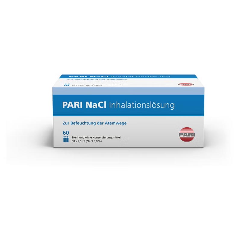 PARI NaCl Inhalationslösung Ampullen 60X2.5 ml Ampullen