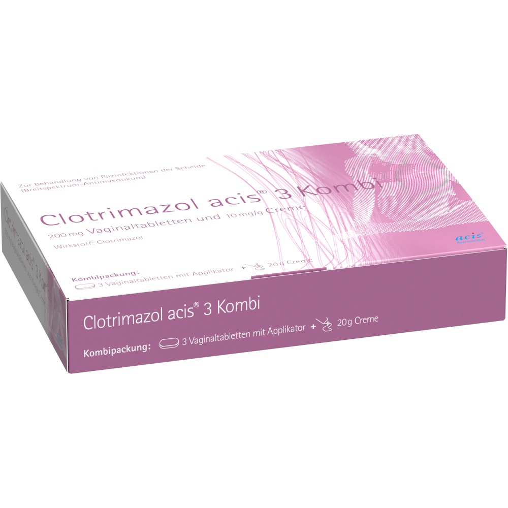 Clotrimazol acis 3 Kombi 1 St Kombipackung
