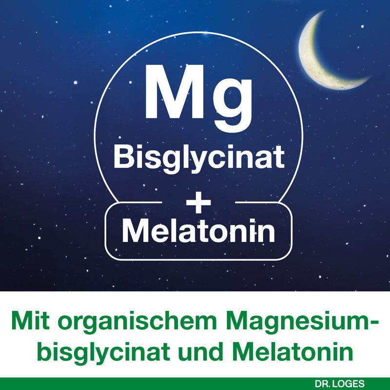 magnesium-Loges Gute Nacht mit Melatonin 30 St Kapseln