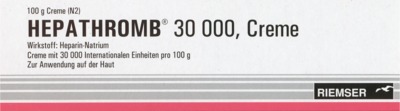 Hepathromb 30000 100 g Creme