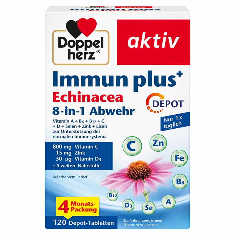 Doppelherz aktiv Immun plus+ Echinacea 120 St Tabletten