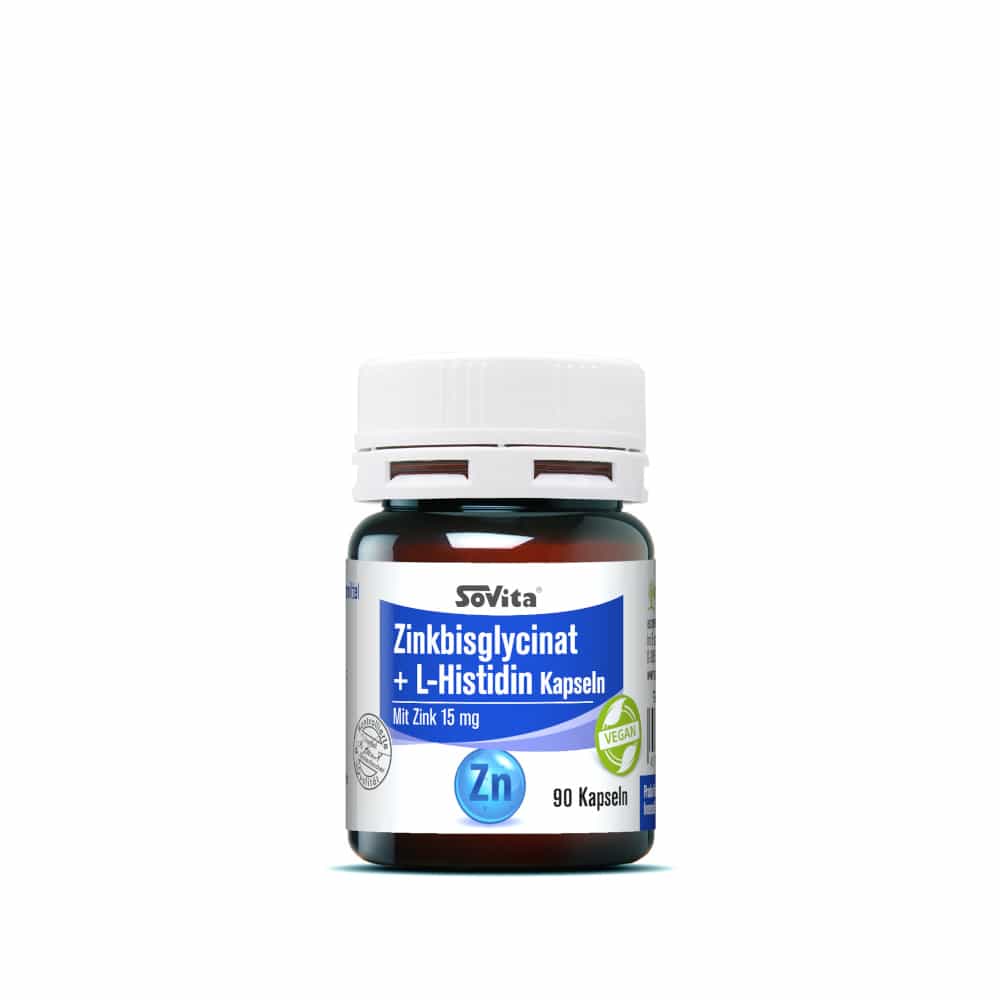 sovita Zinkbisglycinat + L-Histidin 90 St Kapseln