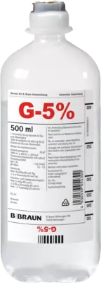 GLUCOSE 5% B.Braun Ecoflac Plus 20X100 ml Infusionslösung