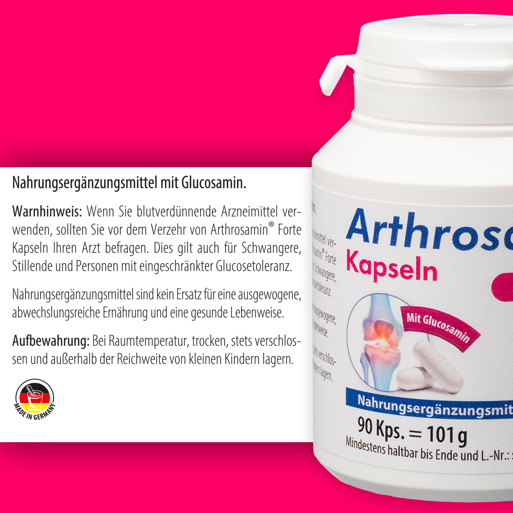 ARTHROSAMIN 1000 mg forte Kapseln 90 St Kapseln