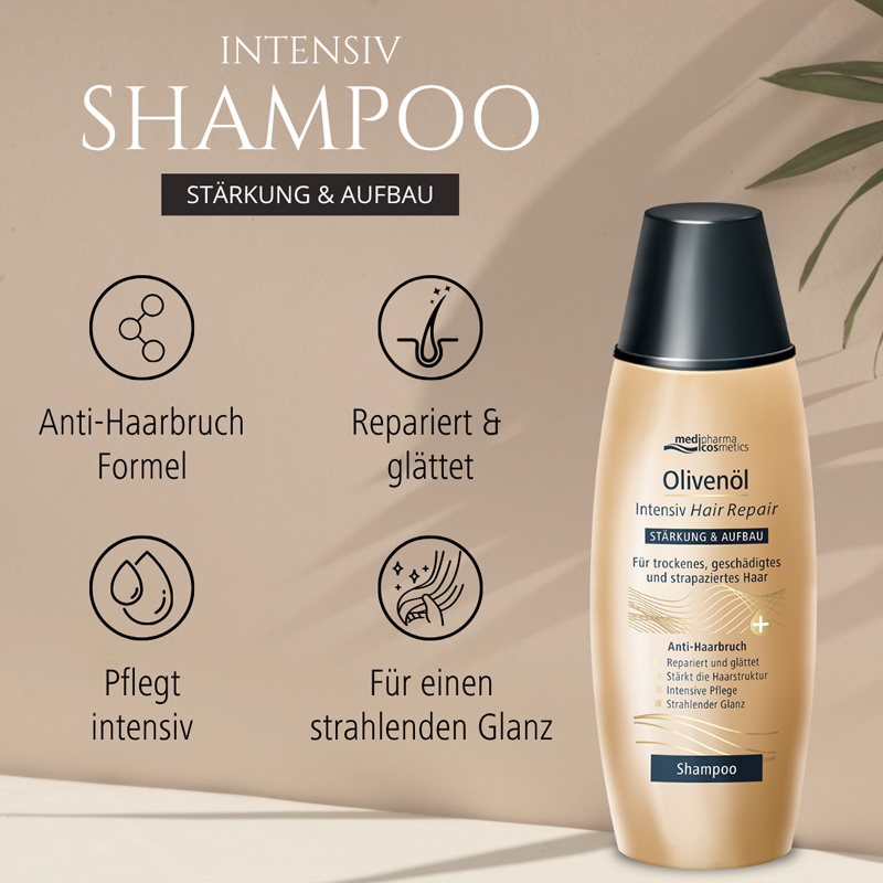 Olivenöl Intensiv Hair Repair Shampoo  200 ml Shampoo