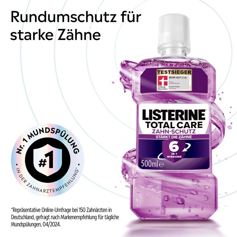 LISTERINE Total Care Zahn-Schutz  500 ml Lösung